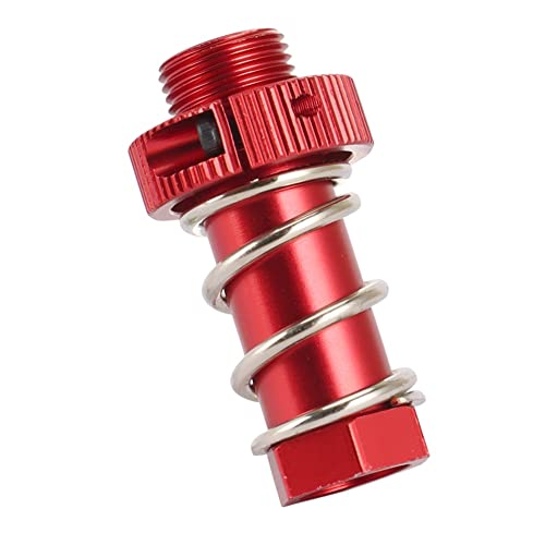 Aluminum Servo Saver Tube with Clamping Nut for Arrma 1/8 Kraton 6s Senton Talion Typhon 1/7 Infraction Mojave Upgrades Parts(Red) - color: Red