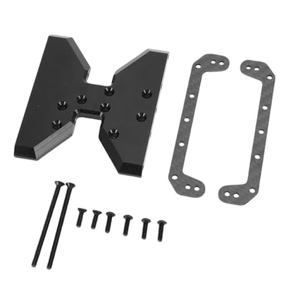 Zunate RC Chassis Skid Plate for Axial Capra 1/10 Crawler, Composite Material and POM Transmission Mount with Diversion Structure for Enhanced Heat Dissipation Gear