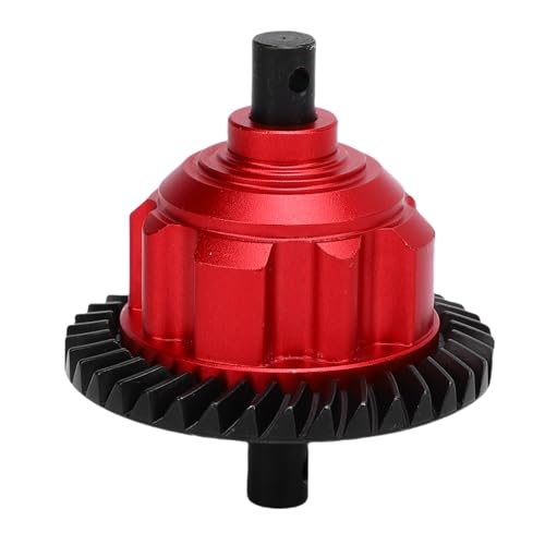 RC Car Differential Gear, Upgrade Rear Diff Gears Kit Seamless Replacement for 1/10 MAXX Slash (Red) - color: Red