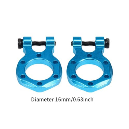 DYNWAVE 2 Pieces RC Tow Hook Aluminum Alloy, Light Turquoise Shackle Shackle, CNC, 1/10 RC Crawler Vehicle, RC Car Accessory, Easy & Replacement
