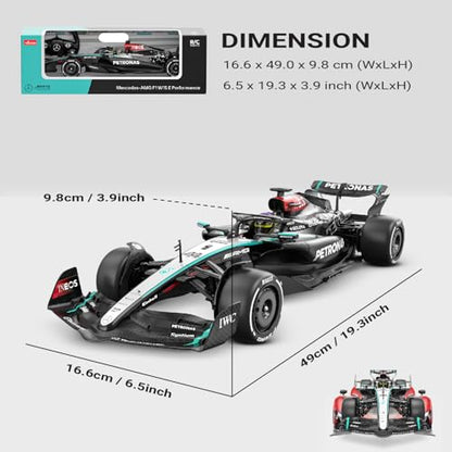 Voltz Toys Mercedes-AMG F1 W15 1:12 Scale RC Car – Officially Licensed Formula 1 Remote Control Race Car, 2.4GHz for Boys, Girls and Collectors (1:12 Mercedes-AMG F1 W15) - color: 1:12 Mercedes-benz F1 W15
