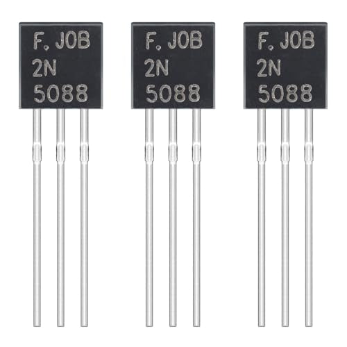 2N5088 BJT Transistor 0.05A 30V 2N5088G 2N5088BU NPN Power Silicon Transistors 0.05 Amp 30 Volt TO-92 (Pack of 20pcs) - style: 2N5088