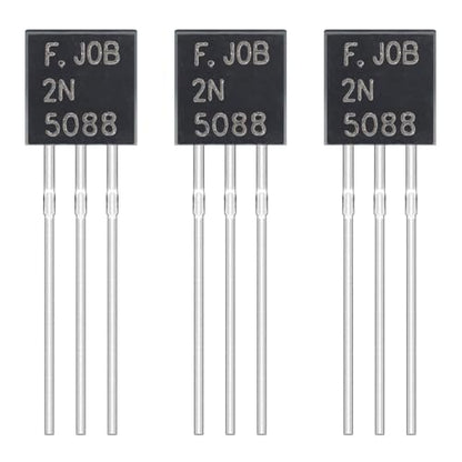 2N5088 BJT Transistor 0.05A 30V 2N5088G 2N5088BU NPN Power Silicon Transistors 0.05 Amp 30 Volt TO-92 (Pack of 20pcs) - style: 2N5088