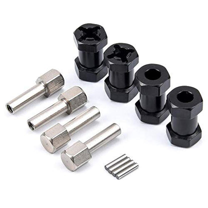 12mm Wheel Hex Hub 20mm Extension Hex Drive Adapter | For 1/10 RC Crawler, SCX10 D90, 4PCS - style: 20mm