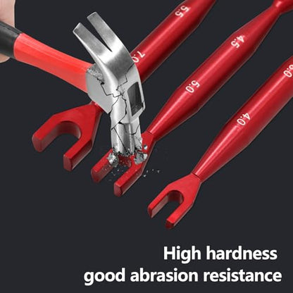 3pcs Aluminum Alloy Wrench 3-4mm 4.5-5mm 5.5-7mm Double End Universal Spanner Open End Small Wrench Set Repair Tool For Rc Crawler Car HSP Traxxas Axial SCX10 Truck (Red) - color: Red