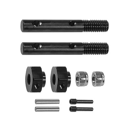 Thicker UTB10 Portal Stub Axles Harden Steel Capra Drive Shaft 1/10 Scale Accessories for RC Rock Crawler Axial Capra 1.9 SCX10 III Upgrades(1 Set(2Pcs)) - color: 1 Set(2pcs)