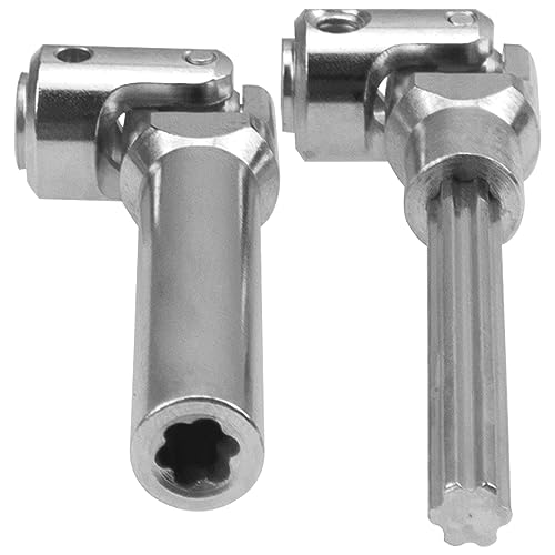 2Pcs Vgoohobby Universal Drive Shaft RC Crawler Driveshaft Compatible with Traxxas TRX4 Axial SCX10 AXI03007 Redcat Gen7 RC4WD D90 TF2 1/10 RC Crawler Car (Silver,94-119mm) - color: Silver, size: 94-119mm