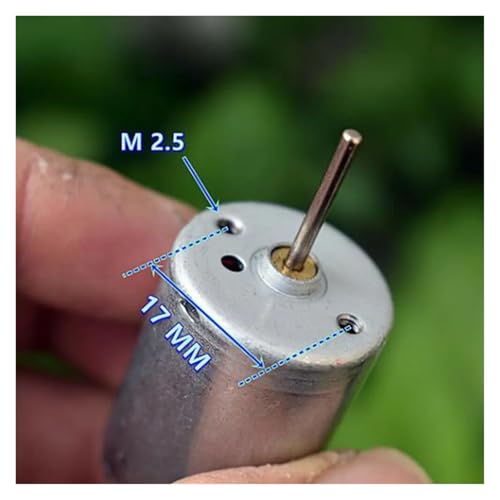 1pcs 24MM Mini 370-12560 Electric Motor DC 12V-24V 9000RPM Carbon Brush Round Car Boat Model