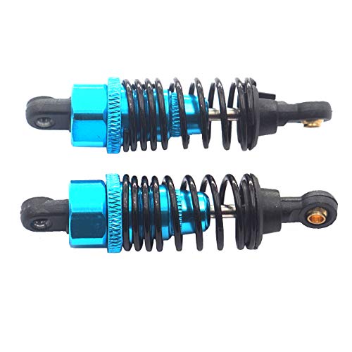 2Pcs Vgoohobby Aluminum Shock Absorber Dampers Suspension Upgrade Parts 68mm Compatible with HSP Redcat Lightning EP Drift EPX Pro STK 94123 94103 94102 94122 On-Road Drift Car,Blue…