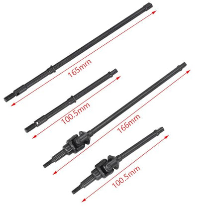 ShareGoo Steel Front Rear Axle Drive Shaft Axle Dogbone CVD Compatible with Axial RBX10 AXI03005 1/10 RC Crawler Car