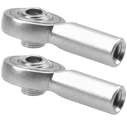10Pack Vgoohobby Aluminum M2 Link Rod Tie Rod End,M2.0 Ball Joint 15mm Linkage Ball Head Holder Compatible with Tamiya Mini 4WD HSP RC Car Model Boat (Silver) - color: Silver