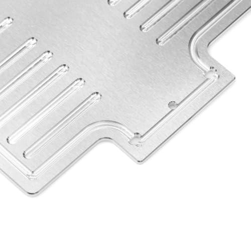 1/10 RC Car Chassis Plate, Aluminum Alloy Chassis Bottom Plate Frame for Sand Scorcher Car