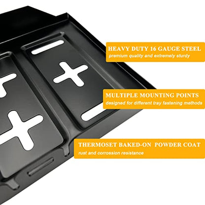 Heavy Duty Metal Battery Mount Tray For Vehicle Engine Maintenance | Black,Standard - size: Standard