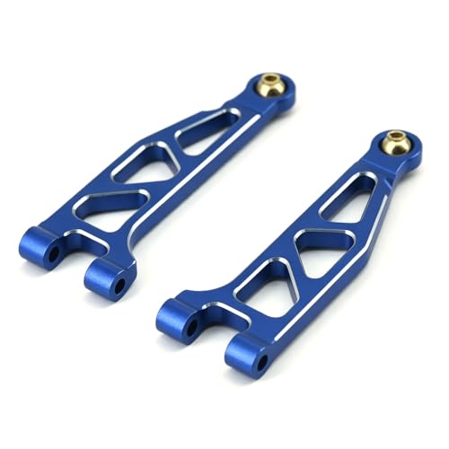 Hobby Aluminum Front and Rear Knuckle Arm Set Steering Set for ARRMA Mini Kraton 3S Speed Truck-ARA2508 Upgrades - Purple (Blue Arm Set)