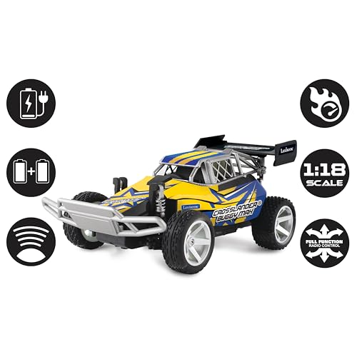 LEXiBOOK, Crosslander Buggy Max, RC22 | Up to 15km/h, 2 rechargeable batteries, RC buggy - style: Crosslander Buggy Max