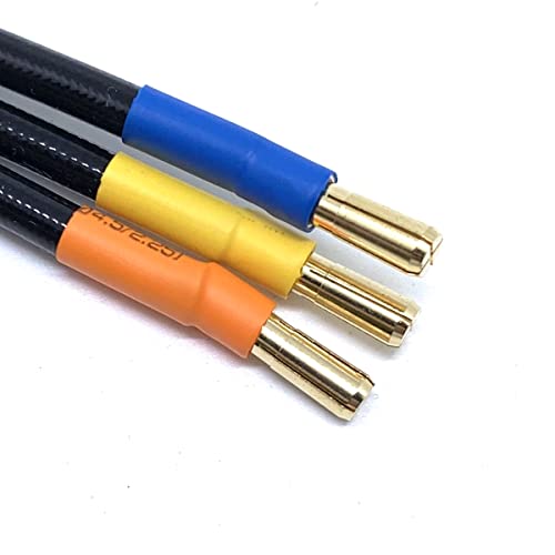 KingVal Replacement 3650 5200KV Brushless Motor Shaft 3.175mm with 80A Brushless ESC and Program Card Combo Compatible with 1/10 RC Car - size: 5200KV