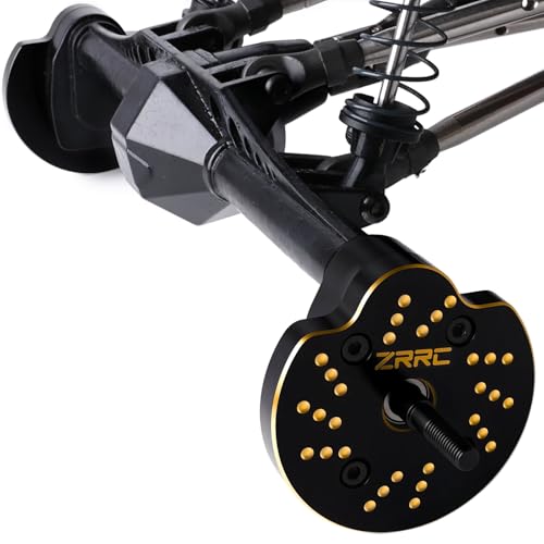 Brass Portal Weights Covers Steering Knuckle Caps Housing Counterweight for Axial SCX10 III AXI03007 & Capra 1.9 UTB AXI03004 1/10 RC Rock Crawler Weight Hangers (Black Gold) - color: Black Gold