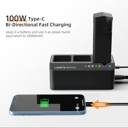 Mavic 3 Battery Charger for DJI Mavic 3 pro Enterprise Classic Cine Thermal Drone Battery Pack 200W Fast Charging Station Hub with Charge Discharge Storage - size: Mavic 3/3 pro