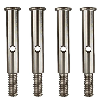 Hardened Steel Front Axles for Slash 2WD Rustler VXL Stampede RC Cars | 1/10 Scale,Upgrade Parts,3637 Compatible,High Strength,Wear Resistant,Precision Fit,Heavy Duty,CNC Machined