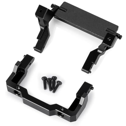 MORLORDY Aluminum Alloy RC Front Bumper Mount & Rear Body Shell Mount for SCX24 Base Camp 1/24 RC Crawler Car Upgrade Parts - color: Bumper Mount & Shell Mount