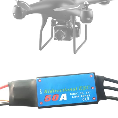 ESC Brushless 20A/30A/40A/50A/60A/80A Bidirectional Power Output Remote Control Vehicle ESC Electronic Speed Controller