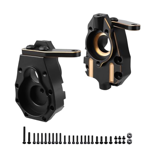 Hobbypark Heavy Brass Steering Knuckles Portal Housings Inner Front for Traxxas TRX4 Weight Upgrades Parts fit TRX-6