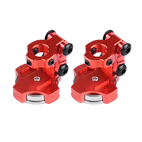 Magnetic Vehicle Body Post Mount 2Pcs for RC Car Accessories (Red) - color: Red