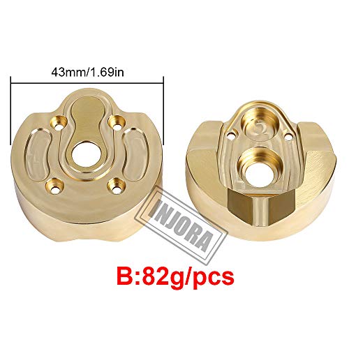INJORA Portal Steering Knuckle for SCX10 III AXI03007 AXI03006 Capra 1.9 - style: Set B