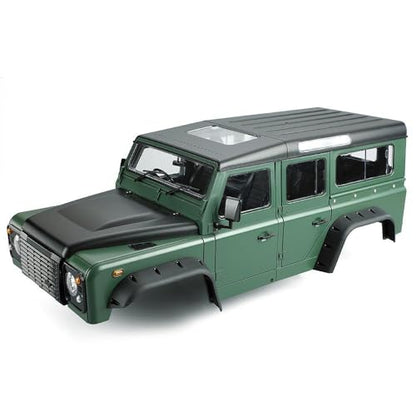 1/10 RC Car Hard Body Shell Kit-313mm Wheelbase D110 Land Rover Defender Body for Axial SCX10 90046 TRX4 CC01 Capra RC Crawler Car (313mm Army Green) - color: 313mm Army Green