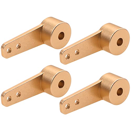4PCS Aluminum RC Airplane Steering Servo Arm Horn Rocker Arms for RC Quadcopter Fixed Wing Parts (3mm) - size: 3mm
