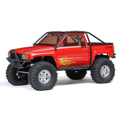 Axial SCX10 III 1987 Toyota SR5 4X4 RC Truck 1/10, RTR, Red | Brushed Rock Crawler, AXI-2062T2, Lipo Battery and Charger Not Included - color: Red