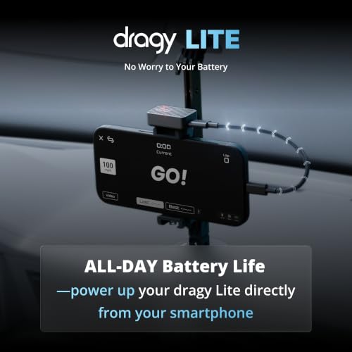 All-New dragy Lite — Ultra-Light GPS Lap Timer for RC Cars & FPV Drones | High-Precision 25Hz GPS Module with UART/Compass Output | RaceChrono Compatible | 6.5H Battery Life