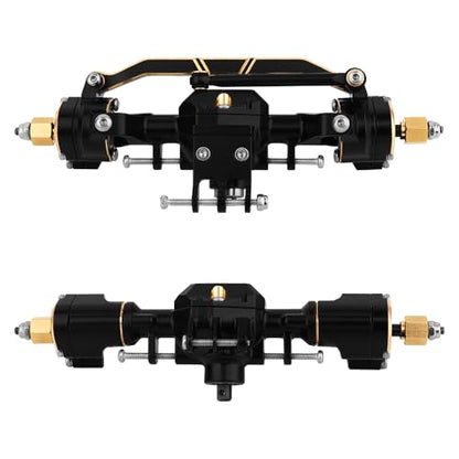 Brass Complete Portal Front Rear Axles for 1/18 RC Crawler Redcat Ascent-18 Heavy Duty Axle Metal Upgrades