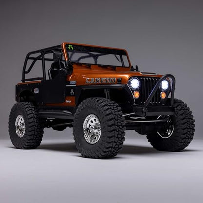 Axial 1/10 SCX10 III Jeep CJ-7 4X4 RTR Brushed RC Rock Crawler, Copper | Battery and Charger Not Included, RC Truck, AXI03008V2T2 - color: Copper