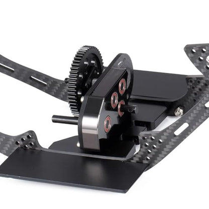 RC Upgrade Accessories for SCX10 II for Element for Enduro 1/10 for LCG Chassis Kit with Overdrive Gearbox Skid Plate Servo Mount Frame Braces RC Crawler Trail Truck Car Parts(Chassis Kit B) - size: Chassis Kit B