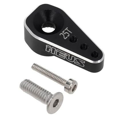 MEUS RACING SCX24 Micro Servo with Brass Servo Mount + Servo Arm for Axial SCX24 C10 JLU Bronco 1/24 RC Crawler Car Upgrade Parts