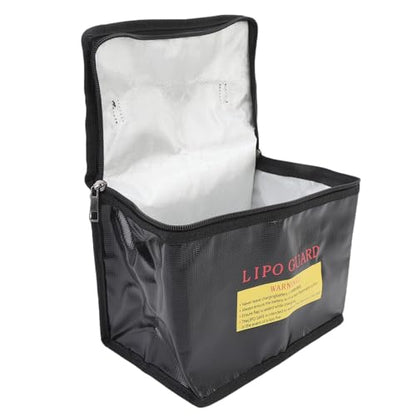 Fireproof RC Battery Storage Bag | Explosion Proof Safe Pouch with Handle and Zipper for Charging