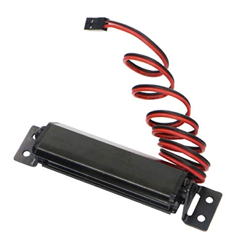 ShareGoo RC 12 LED Light Bar Roof Lamp Spotlight Dome Light Compatible with Traxxas TRX-4 SCX10 KM2 CC01 RC4WD D90 90046 90047 RC Crawlers,50mm/1.97"