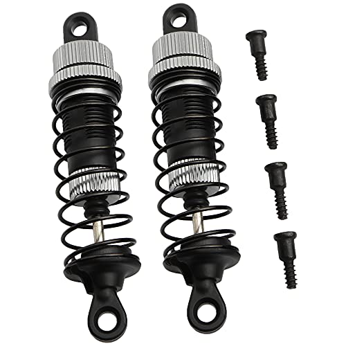 9201E RC Cars Aluminum Alloy Shocks Absorber PX9200-18 Accessories Spare Parts for 1:10 9201E 9203E 9205E 9206E 9200 Trucks 200E 210E RC Cars - color: 2 Pcs Grey