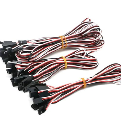 20Pcs Servo Extension Cable 15/30/50cm 3-Pin Male to Female Wire for RC | Durable servo extension wires in 3 lengths, ideal for RC car, helicopter, boat and airplane.(30 cm) - color: 30 Cm