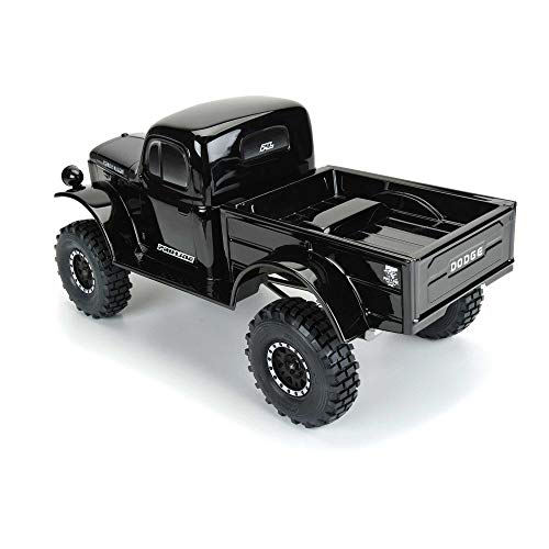 Pro-Line Racing 1946 Dodge Power Wagon Black 12.3 WB Crawlers PRO349918 Car/Truck Bodies Wings & Decals