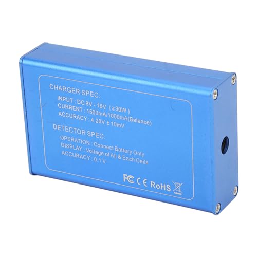 High Performance BC-4S15D RC Balance Charger with LED Display Lithium Battery Charger with Cable and Power Adapter for Remote Control Toys/Aircraft Models/Car Models