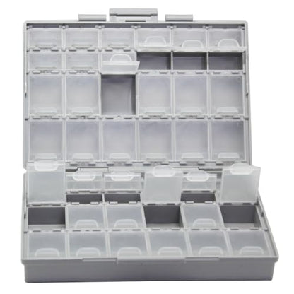 AideTek BOXALL48 48 Lids Empty Enclosure SMD SMT Organizer Size 6 inch 9 Inch Surface Mount - style: BOXALL48