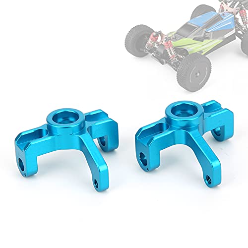 Keenso so RC Car Hub Carrier, Aluminum Alloy Steering Hub Carrier Knuckle LeftRight Upgrade Parts Fits for WLtoys 114 144001 RC Car (1251BBlue)