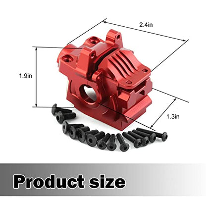 kingsea Aluminum Front Differential Gear Case Differential housing Compatible with Traxxas 1/10 Rustler Hoss Slash Stampede 4x4 XO-1 6880 RC Car, Red - color: Red