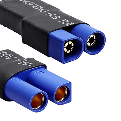 Hobbypark RC Battery Adapter Connector for Traxxas TRX to EC5 Plugs fit Slash/Rustler/Stampede/Bandit/E Revo RC Cars