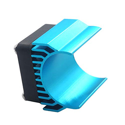 RC Motor Heat Sink Heatsink with 5V Cooling Fan,550 540 Size Electric Engine Heatsink Compatible with Traxxas Tamiya HSP HPI Wltoys Himoto RC 1/10 Car Truck