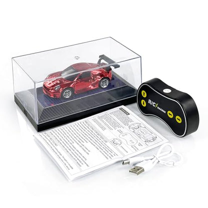 TOUCAN RC HOBBY 1/43 RC Racing Car LED Lights RTR Mini Remote Control Electric Car for Ages 14+