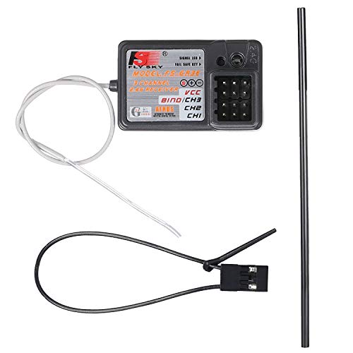 Flysky Receiver FS-GR3E AFHDS Long Range 3CH 2.4GHz Receiver for FS-GT2 FS-GT2B FS-GT3B FS-GT3C FS-IT4S Transmitter RC Car Boat (1 Pc) | AFHDS Long Range 2.4G 3CH Receiver Surface Receiver Fits RC Car RC Boat - size: 1 Pc