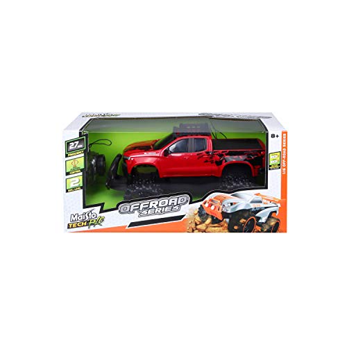 Maisto Tech R/C 1:16 Scale 2.4 GHz Off Road 2019 Chevrolet Silverado, Red